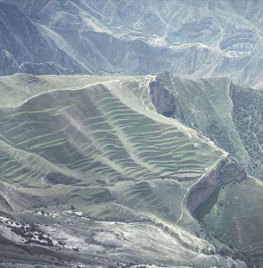 Road in Dagestani mountains