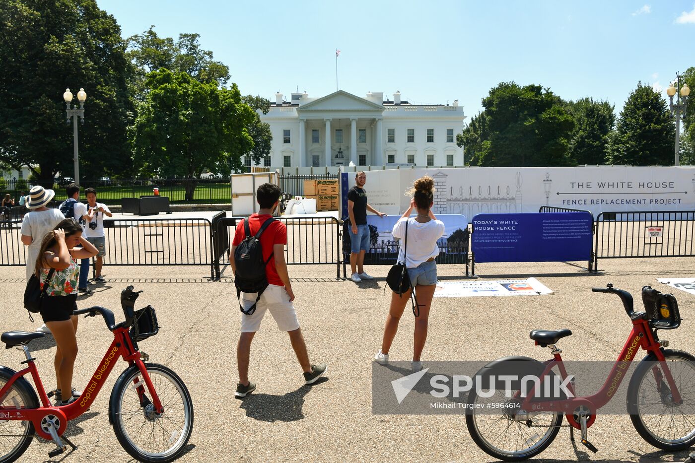 US White House Fence