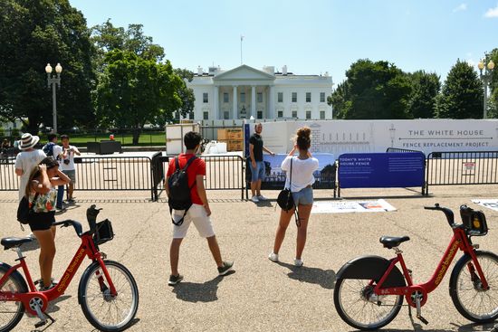 US White House Fence
