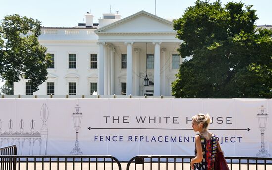 US White House Fence