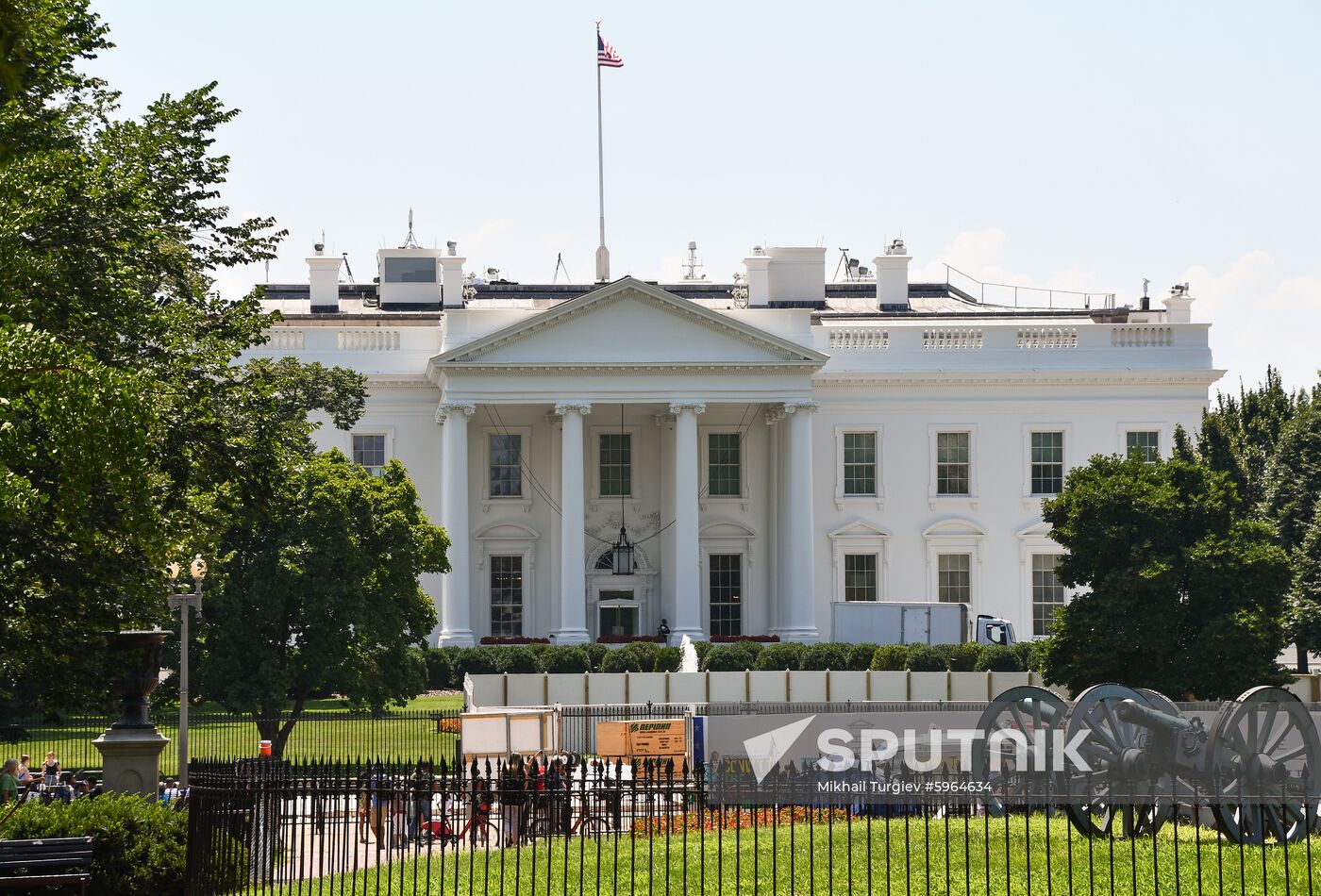 US White House Fence