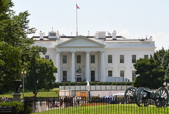 US White House Fence