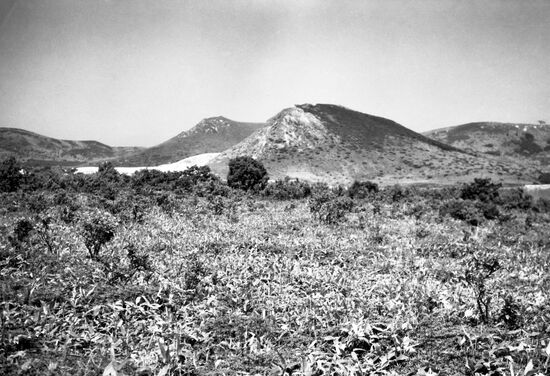 Golovnin Volcano on Kunashir Island