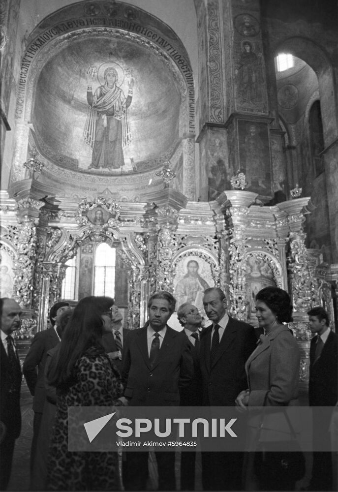 UN Secretary-General Kurt Waldheim visits USSR