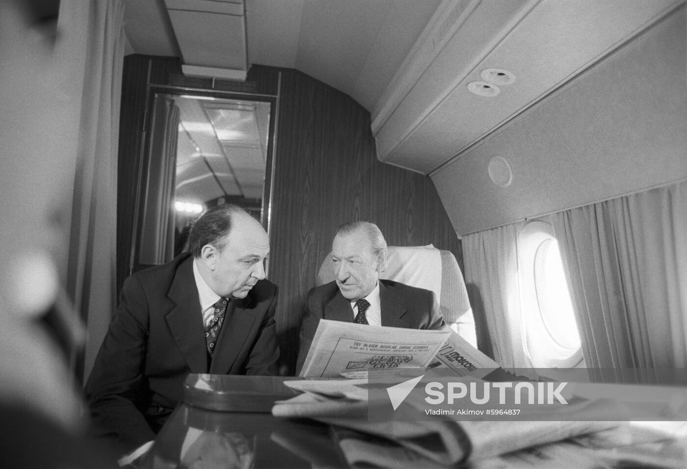 UN Secretary-General Kurt Waldheim visits USSR
