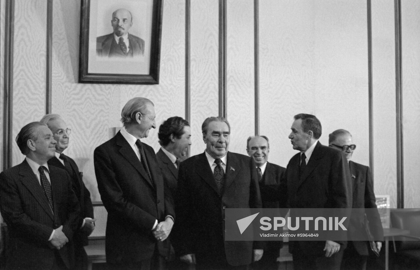 UN Secretary-General Kurt Waldheim visits USSR