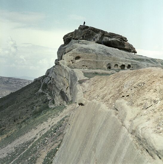 Kavaler-Batareya Rock in Dagestani mountains
