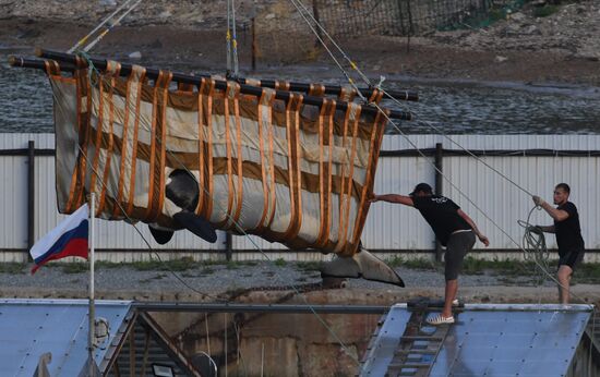Russia Whale Jail