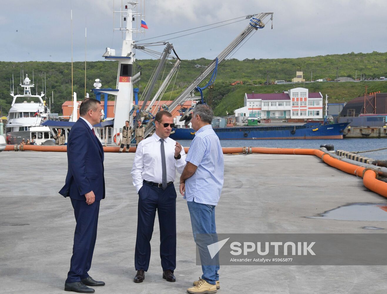 Russia Medvedev Kurils