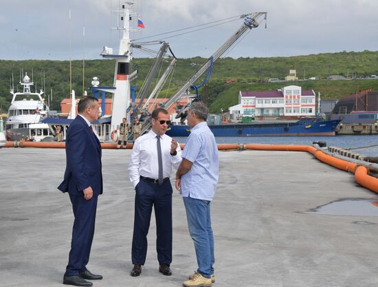 Russia Medvedev Kurils