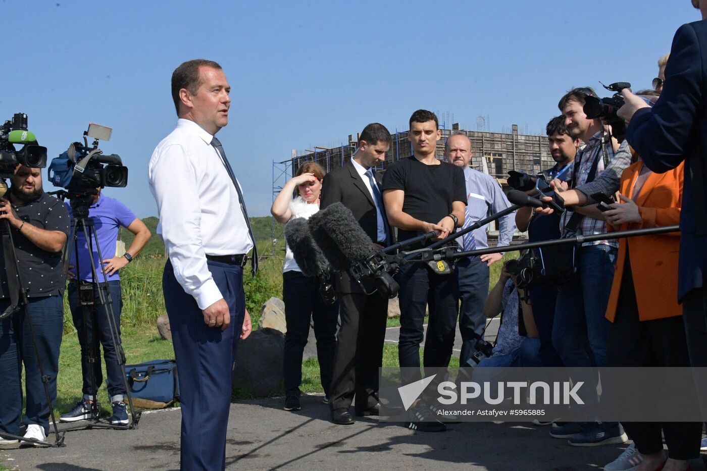 Russia Medvedev Kurils