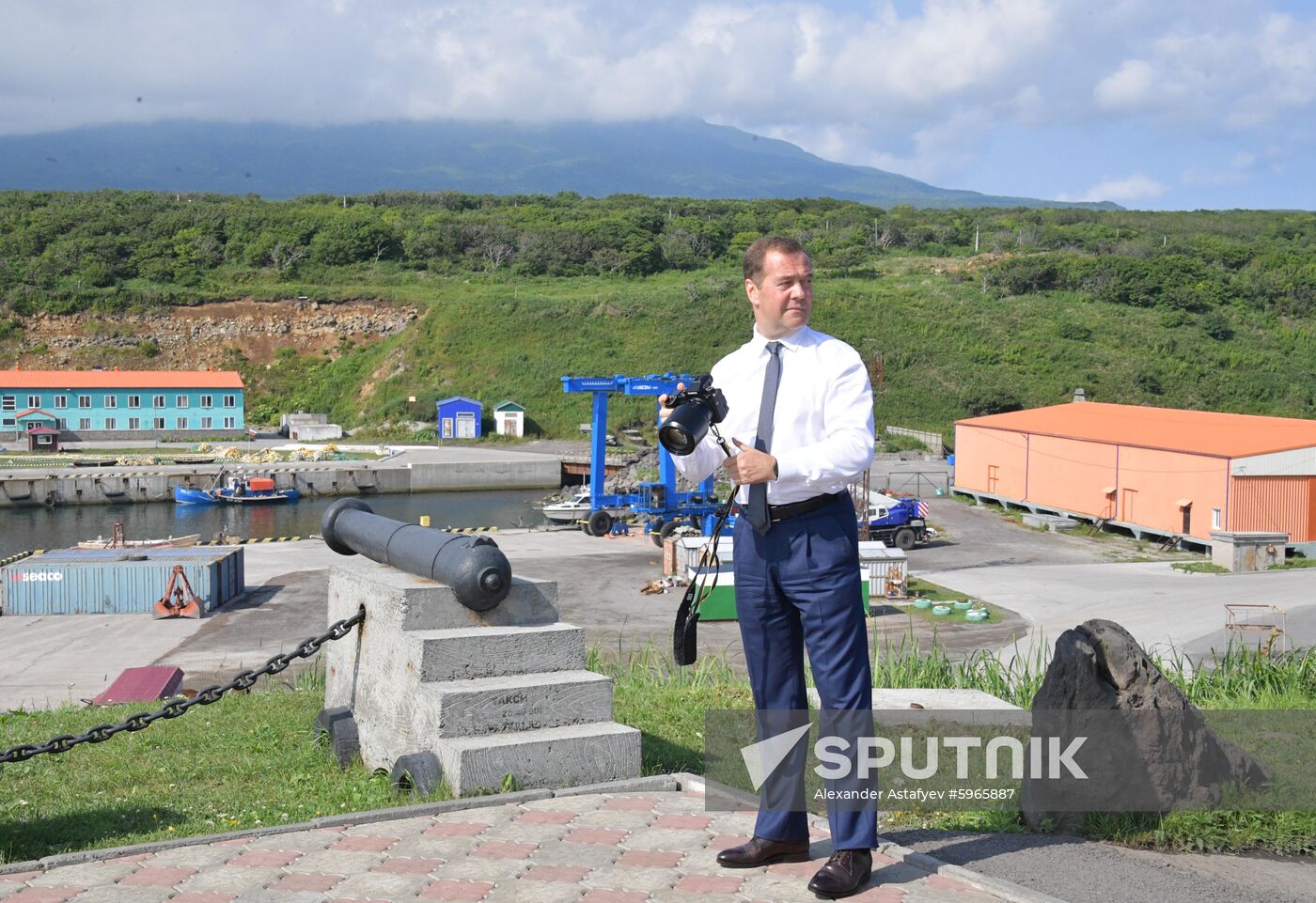 Russia Medvedev Kurils