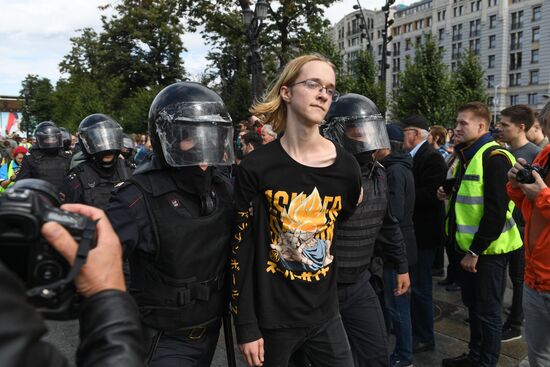 Russia Moscow Parliament Elections Protests