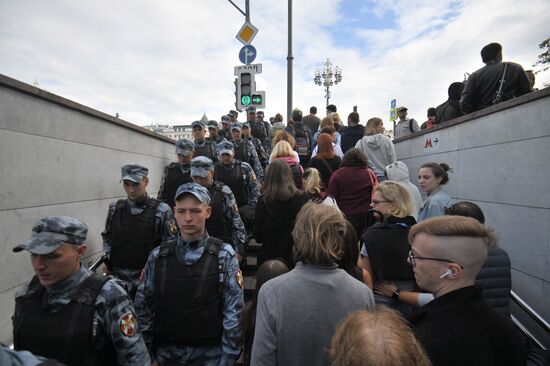 Russia Moscow Parliament Elections Protests