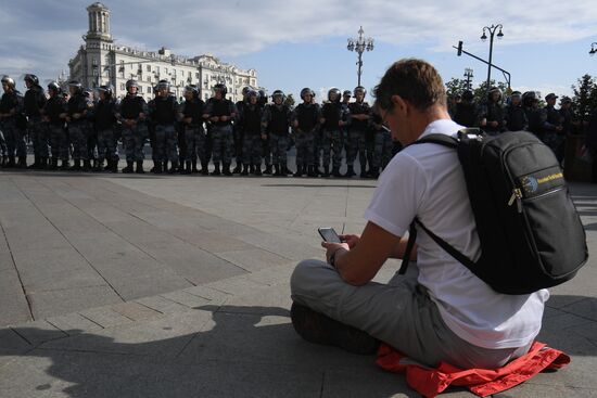 Russia Moscow Parliament Elections Protests