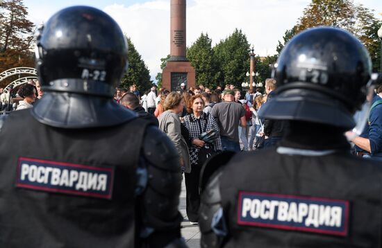 Russia Moscow Parliament Elections Protests