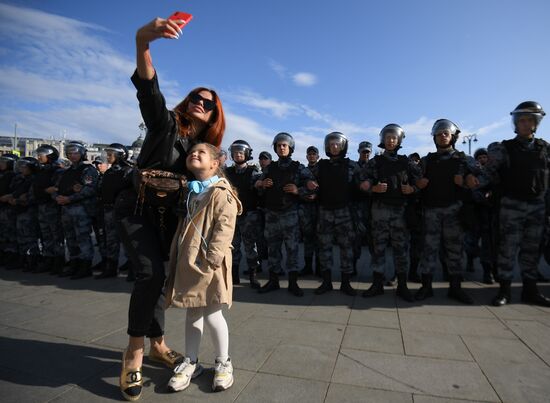 Russia Moscow Parliament Elections Protests