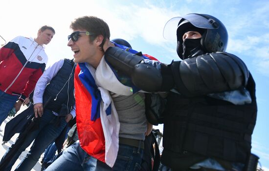 Russia Moscow Parliament Elections Protests
