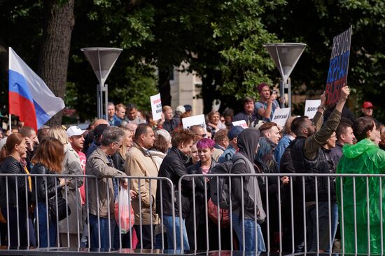 Russia Moscow Parliament Elections Protests