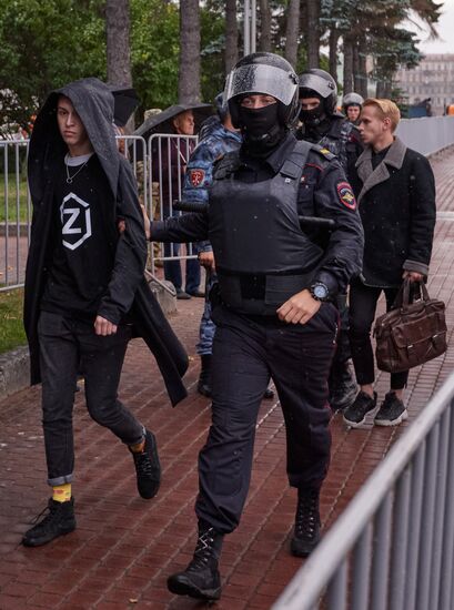 Russia Moscow Parliament Elections Protests