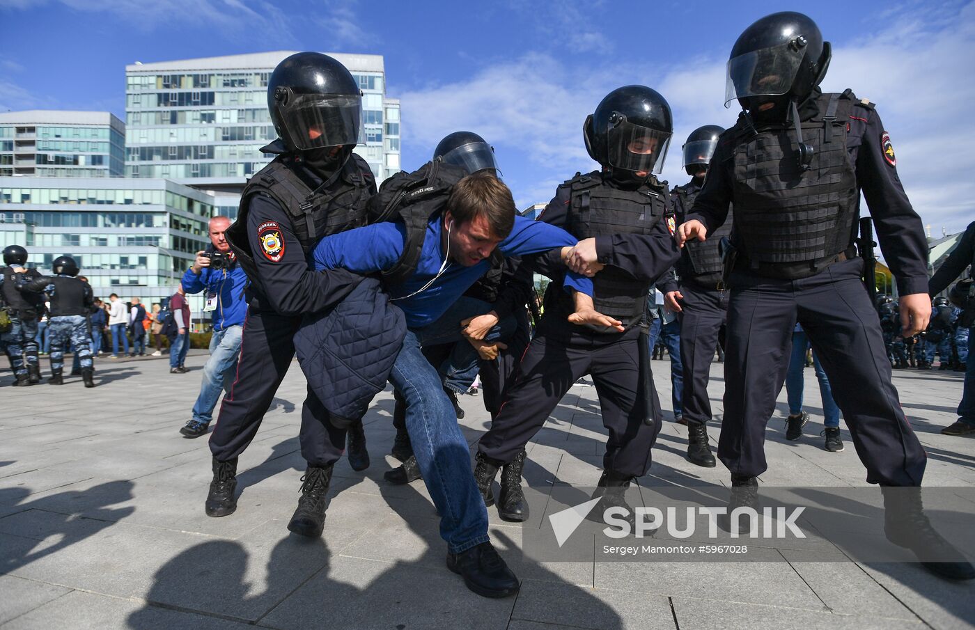 Russia Moscow Parliament Elections Protests