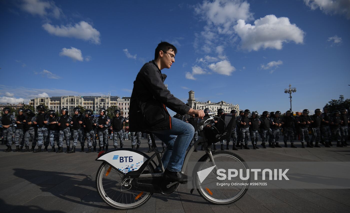 Russia Moscow Parliament Elections Protests