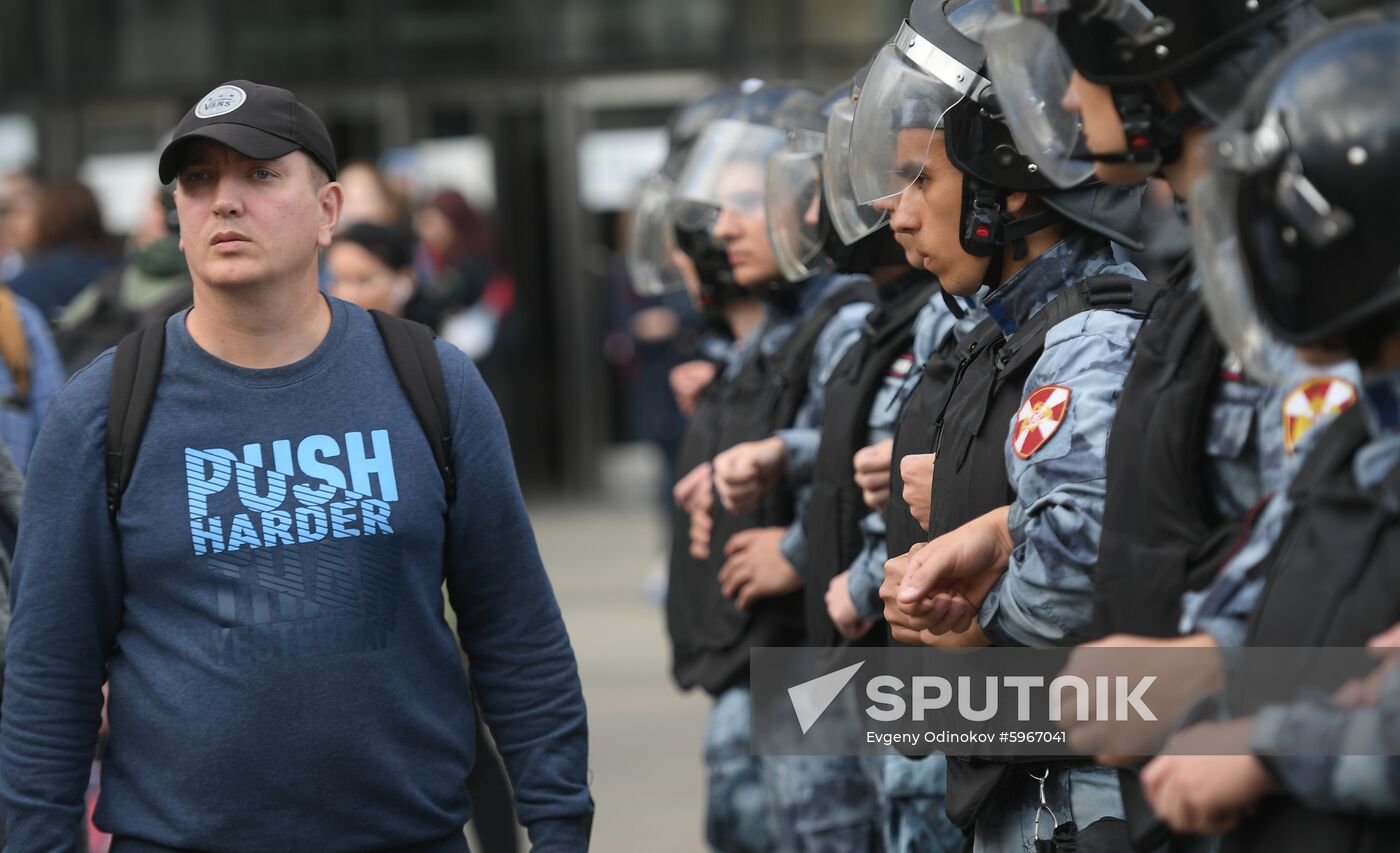 Russia Moscow Parliament Elections Protests
