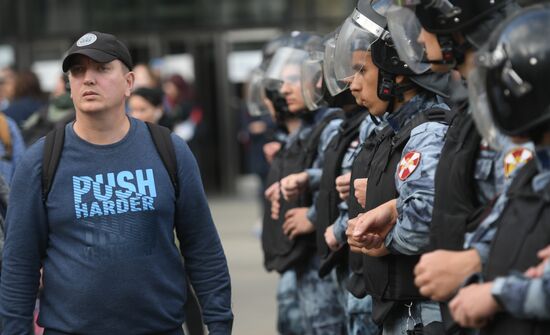 Russia Moscow Parliament Elections Protests