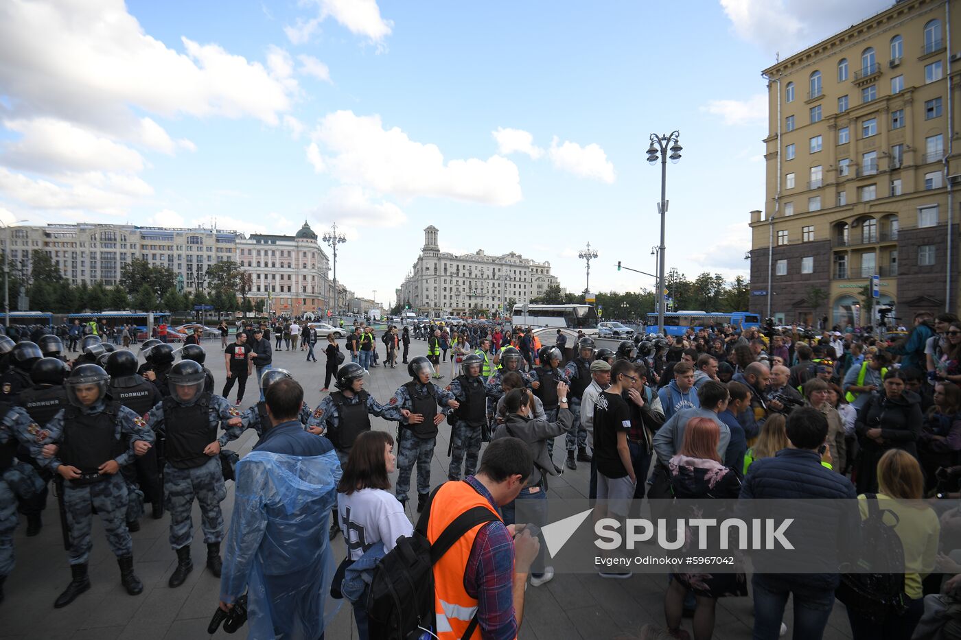 Russia Moscow Parliament Elections Protests