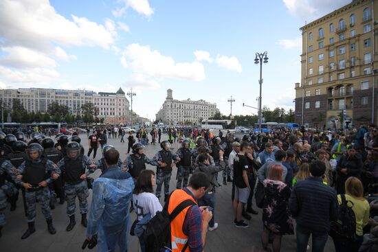 Russia Moscow Parliament Elections Protests