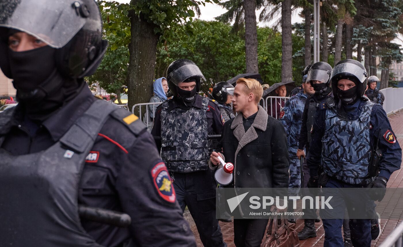 Russia Moscow Parliament Elections Protests