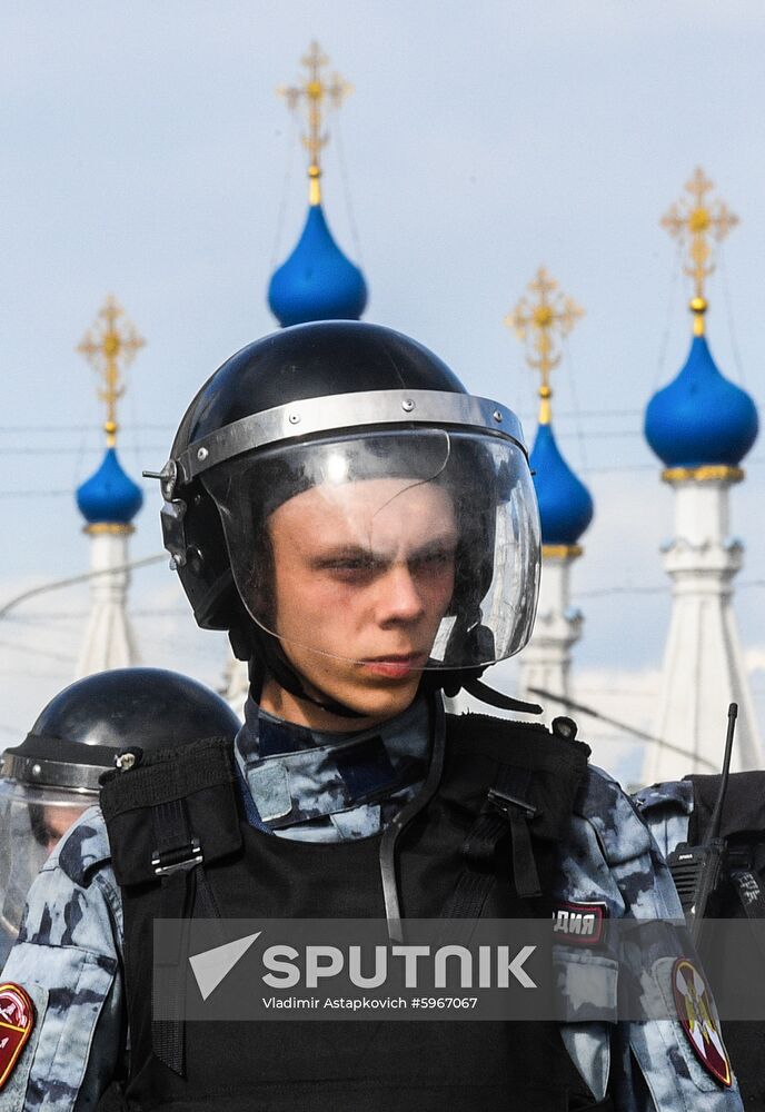 Russia Moscow Parliament Elections Protests