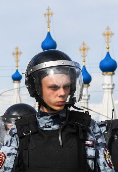 Russia Moscow Parliament Elections Protests