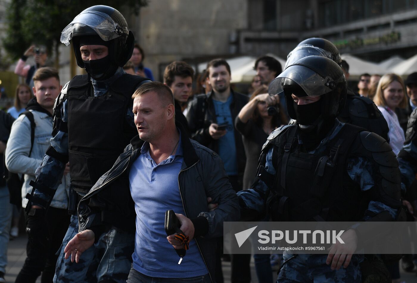 Russia Moscow Parliament Elections Protests