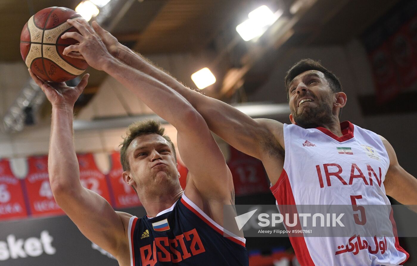 Russia Basketball Russia - Iran