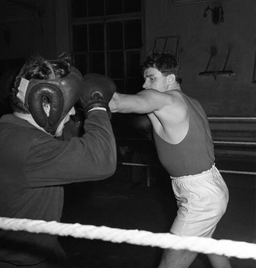 Soviet boxer Gennady Shatkov
