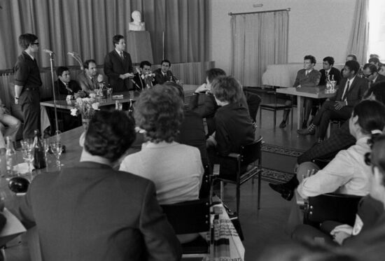 Soviet and Cuban Youth's Friendnship Camp