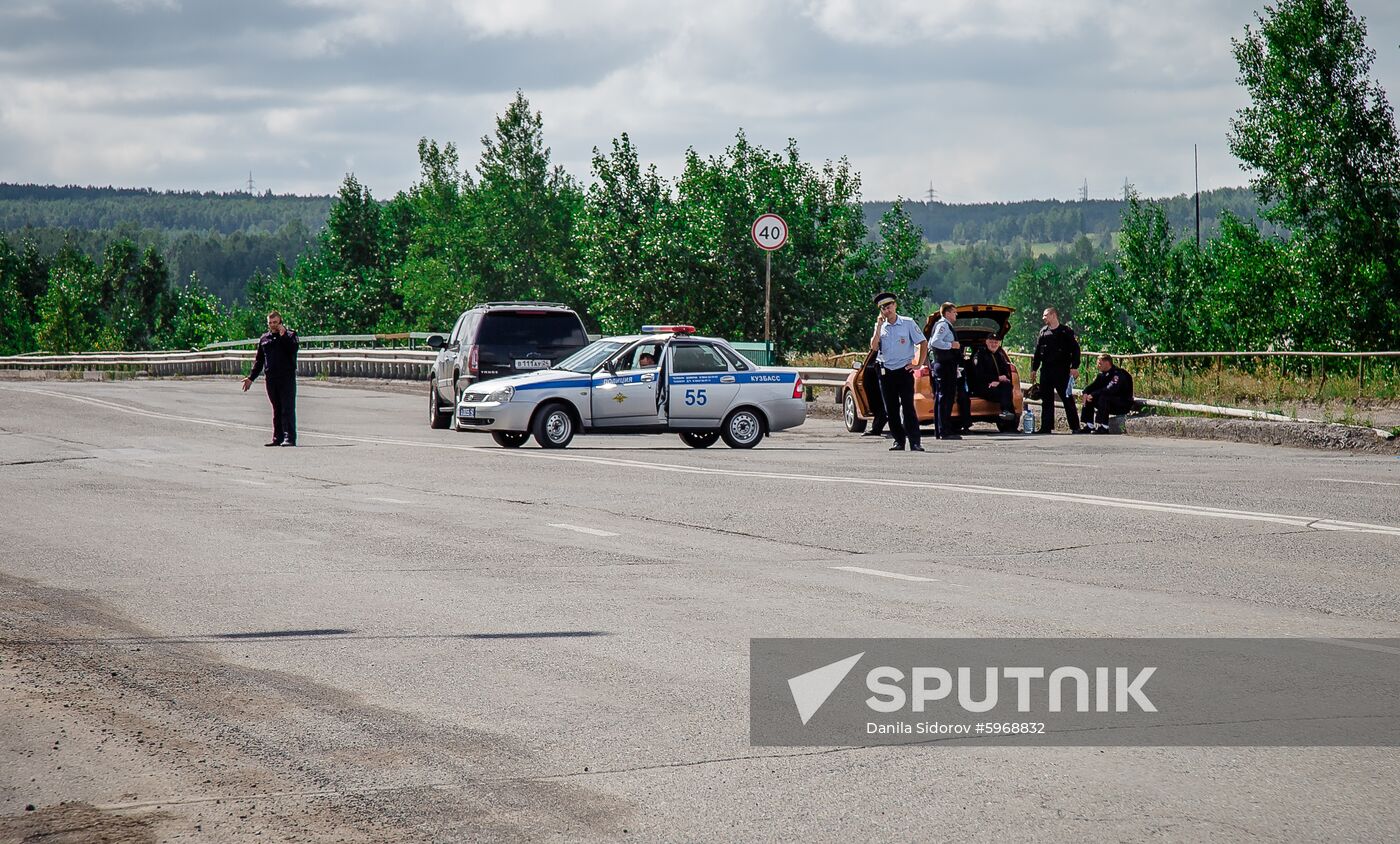 Russia Ammunition Depot Fire