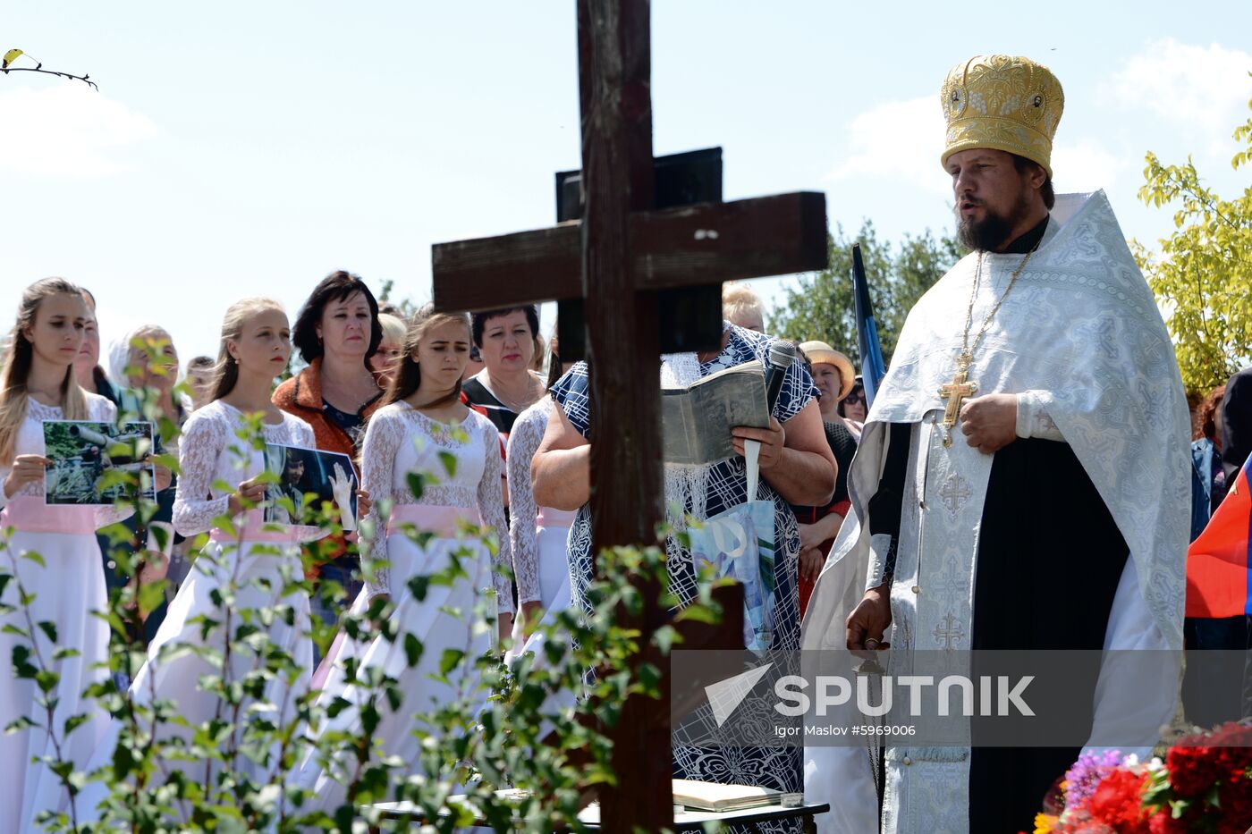 Ukraine DPR Stenin Commemoration