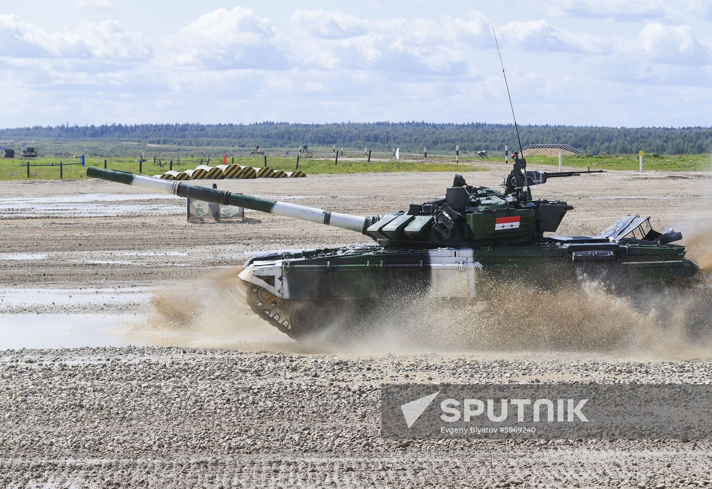 Russia Army Games Tank Biathlon