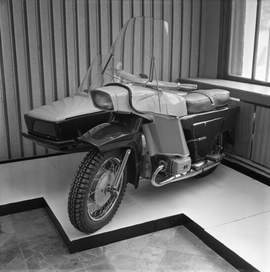 Dnepr motorcycle with a sidecar