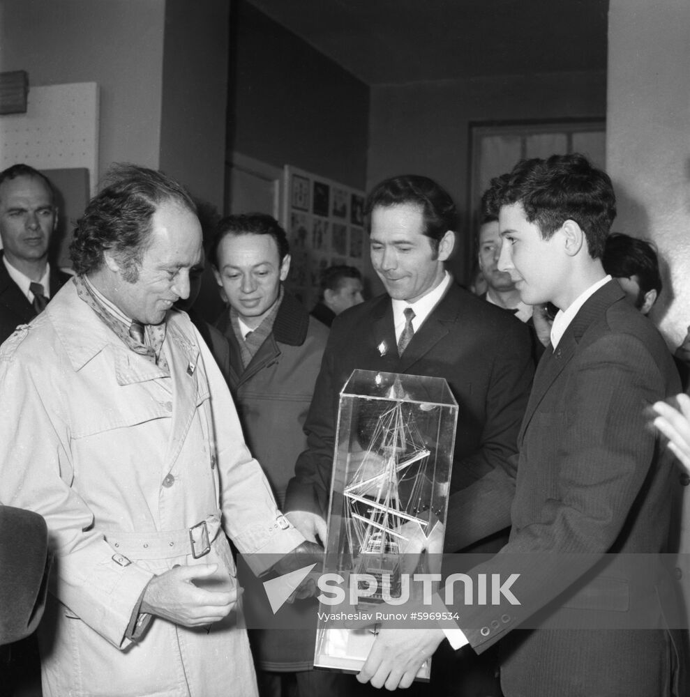 Canadian Prime Minister Pierre Trudeau visits USSR