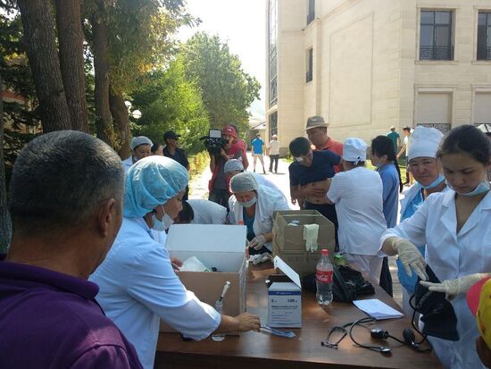 Kyrgyzstan Ex-president Detention