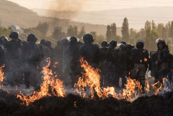 Kyrgyzstan Ex-president Detention 