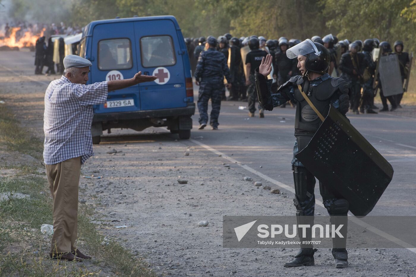 Kyrgyzstan Ex-president Detention 
