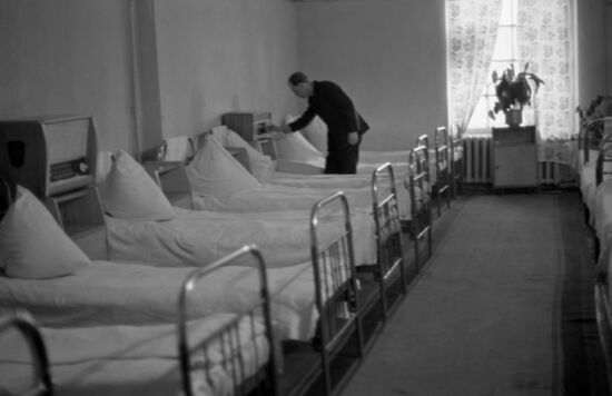 Hotel for drivers on Kolyma highway