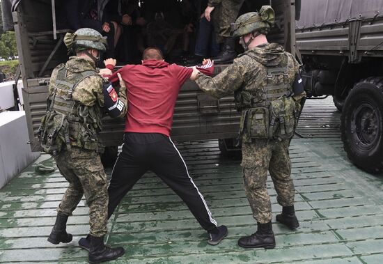 Russia Riot Police Drills