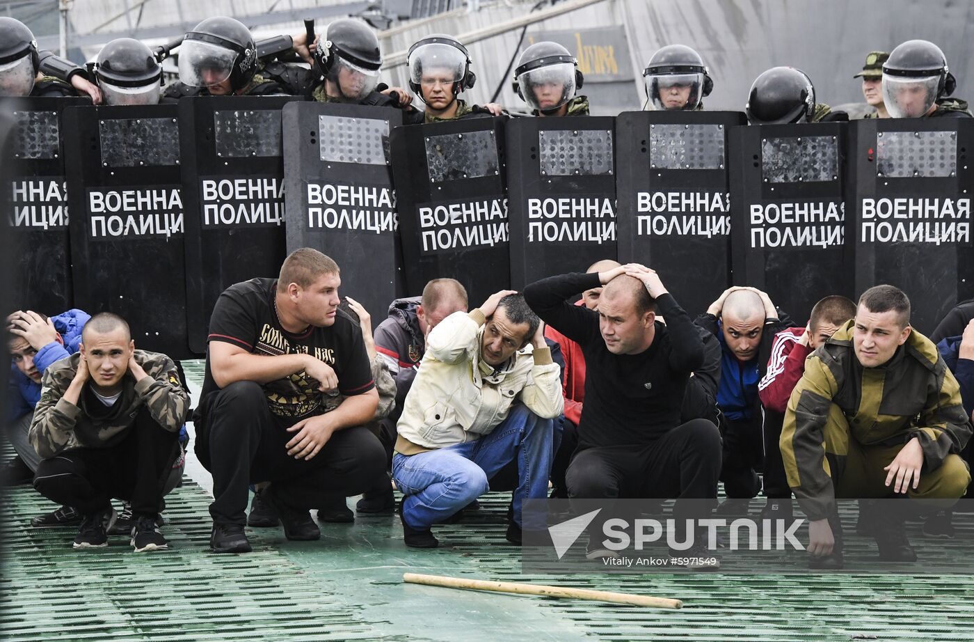 Russia Riot Police Drills