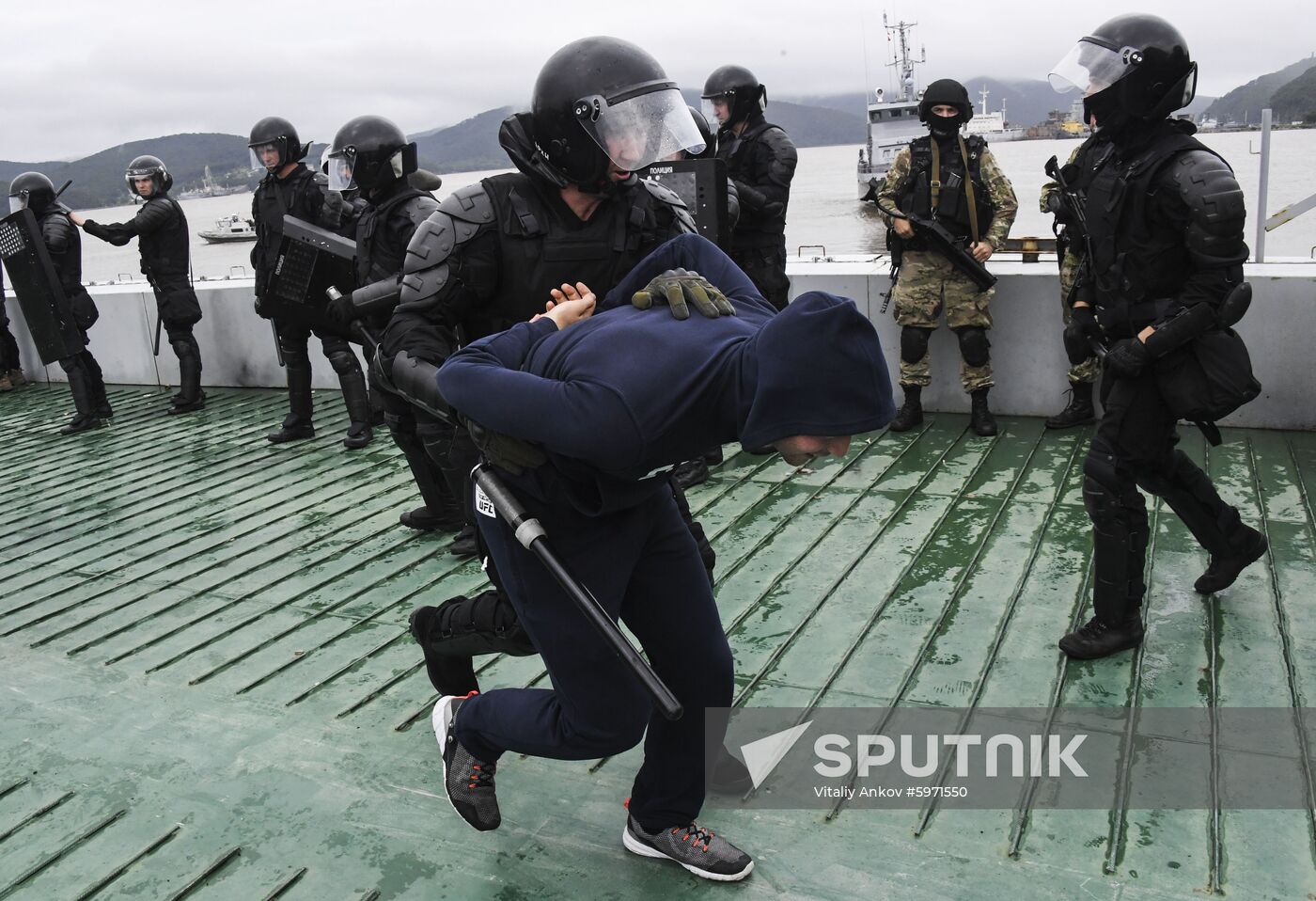 Russia Riot Police Drills