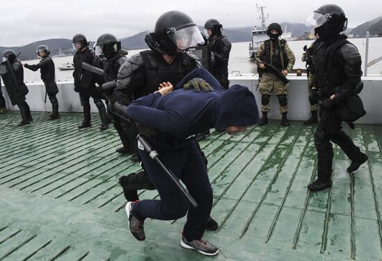 Russia Riot Police Drills